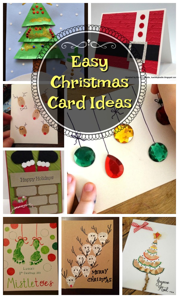 homemade christmas card designs for kids