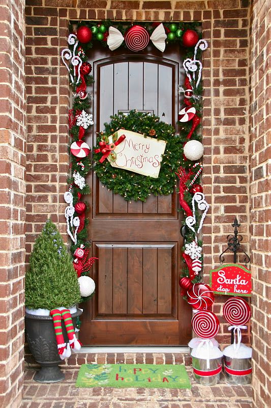 Top Christmas Door Decorations Christmas Celebration All