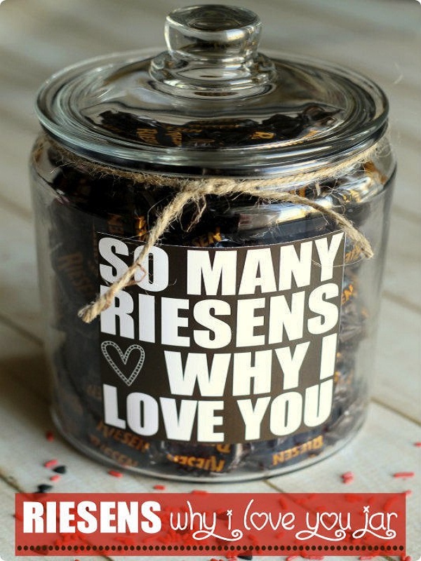 candy jar ideas for boyfriend