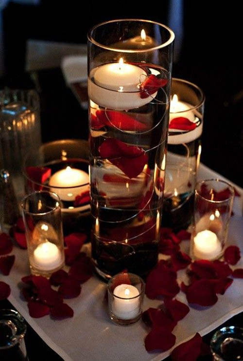 candle centrepieces