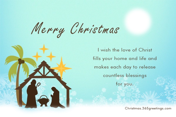 religious merry christmas greetings