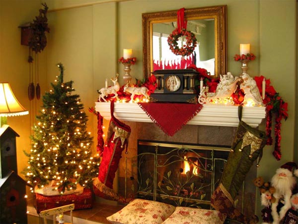 50 Most Beautiful Christmas Fireplace Decorating Ideas Christmas