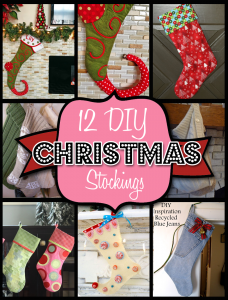 Check out Pinterest for more inspiration and easy tutorials. Photo Credit: http://homeketeers.com/wp-content/uploads/2013/09/12-christmas-diy-stockings.png