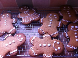 Bake a batch of gingerbread man cookies and put them as treats, in Christmas stockings. Photo Credit: http://theyorkshirebakery.files.wordpress.com/2013/01/004.jpg Photo Credit: 