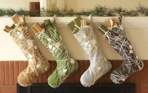 Presentation of the Christmas Stocking is also key. Go for other than red and white colors, for a more modern look. Photo Credit: http://www.metaefficient.com/wp-content/uploads/organic-christmas-stocking.jpg