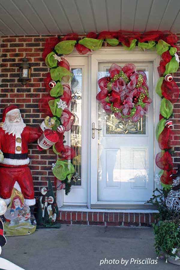 Top Christmas  Door  Decorations  Christmas  Celebration 