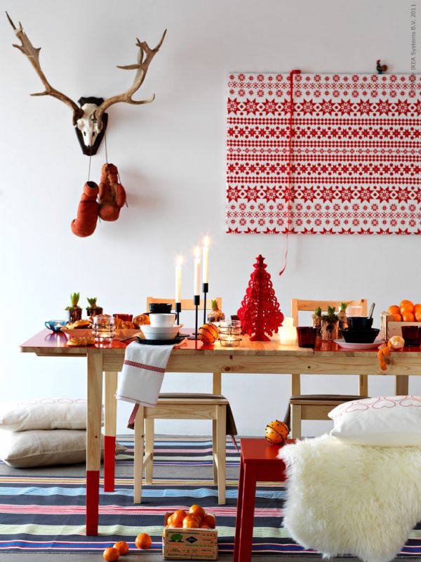 Modern Christmas Living Decoration Ideas