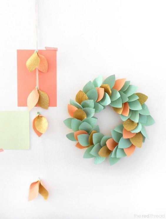 Paper Wreaths (10)