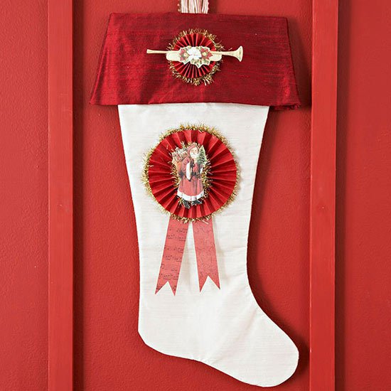 8. Paper Crafted Red & White Boots