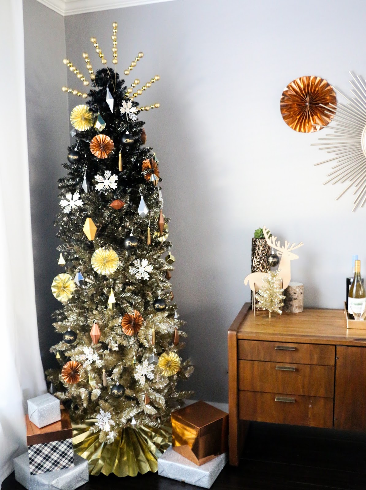 Gorgeous Black Christmas Tree Decoration Ideas - Christmas Celebration