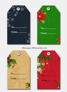 25 Best Christmas gift tags – 365greetings.com