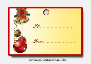 25 Best Christmas gift tags – 365greetings.com