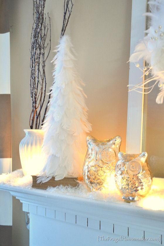 Feather Christmas Tree Decoration Ideas