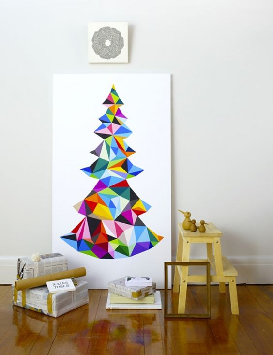 Rainbow Christmas Tree Decoration Ideas