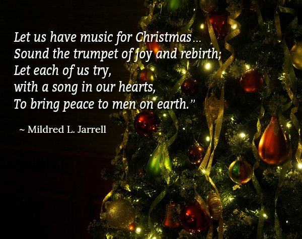 christmas quotes music