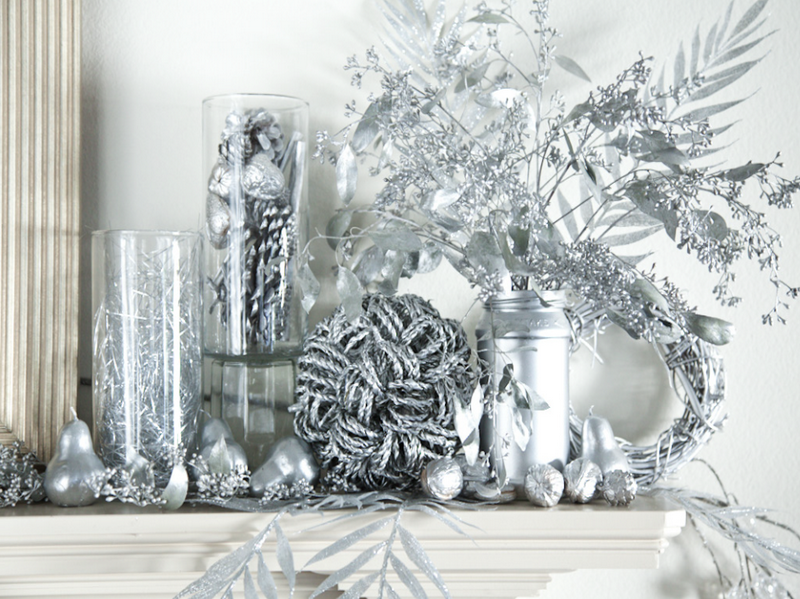 Silver Christmas Decorations Ideas