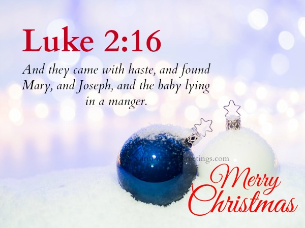 christmas bible verses