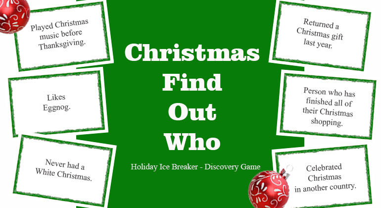 Christmas Games For Adults