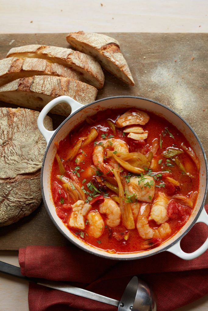 Seafood, Chorizo and Vegetable Stew