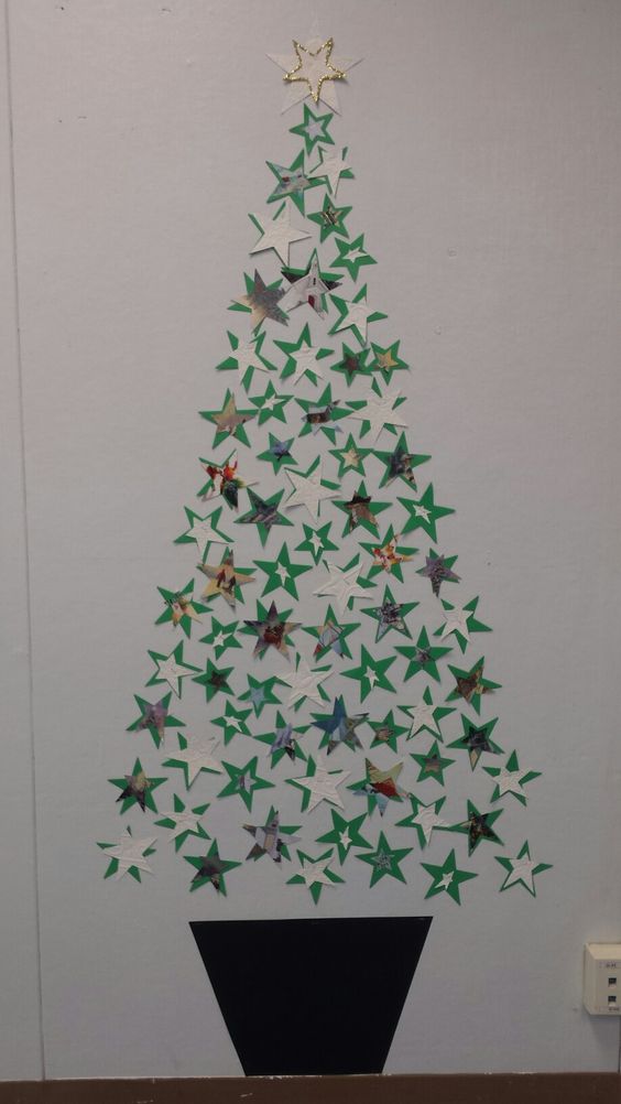 Wall Decor Ideas with Christmas Tree